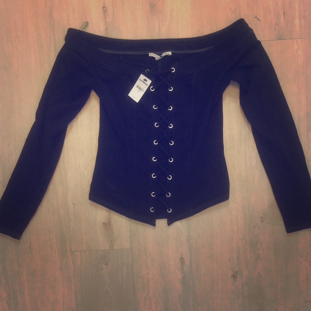 Express lace up shirt